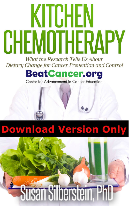 Kitchen Chemotherapy eBook Download Susan Silberstein PhD Beat Cancer